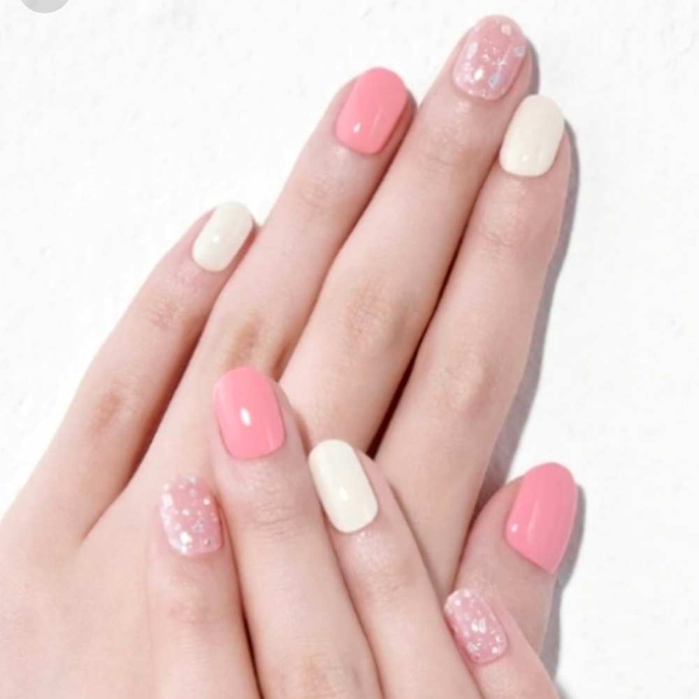 Flower Rain Glaze Semi-Cured Gel Art  Dashing Diva Nails